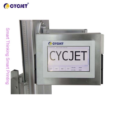 C700 μεγάλη μηχανή εκτύπωσης Inkjet λογότυπων χαρακτήρα 40m/λ. 60mm υψηλής ταχύτητας